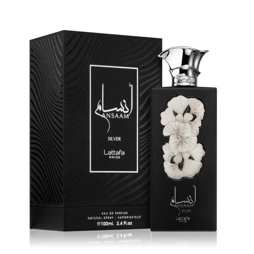 Ansaam Silver 100ml EDP by Lattafa Pride 2 Ansaam Silver Perfume / Eau de Parfum 100ml by Lattafa Pride