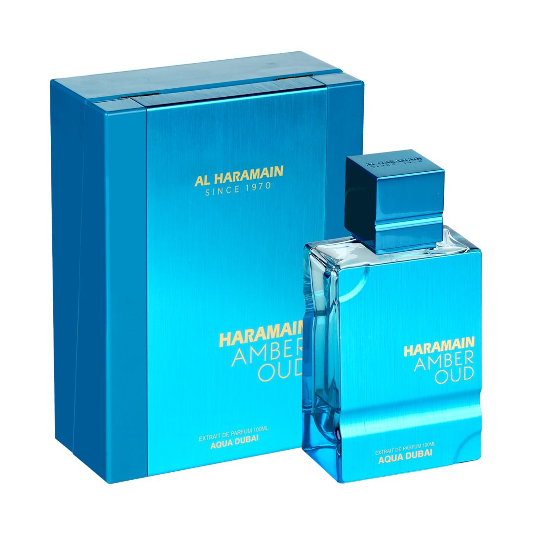 Haramain Amber Oud Aqua Dubai, 75ml, Extrait De Parfum 1 Haramain Amber Oud Aqua Dubai, 75ml, Extrait De Parfum